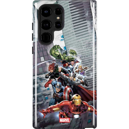 Marvel Avengers Attack Galaxy S25 Ultra Impact Case
